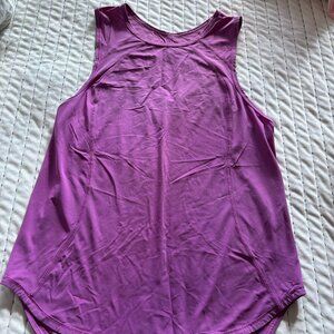 lululemon purple tank, size 6